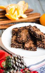 New Year's raw chocolate cookies,christmas healthy sweets