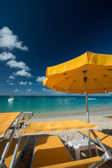 Grand Case beach, Saint Martin, French West Indies