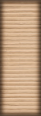 Bamboo Mat, Natural Pale Ocher, Mottled, Vignette, Grunge Texture Sample.
