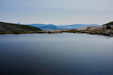 Pond in Norwegian Mountain