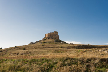 View of Castle of Gormaz from far away