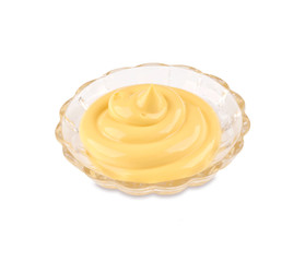 Cheese sauce Moscow. Cheese sauce isolated.