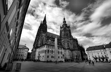 Saint Vitus Cathedral in Prague, Czech Republic 