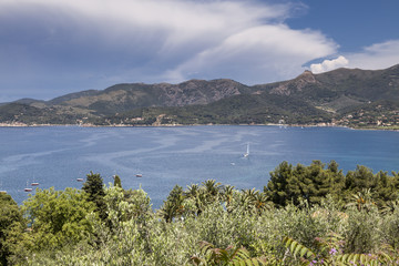 Landscape near Portoferraio, Elba, Tuscany, Italy, Europe