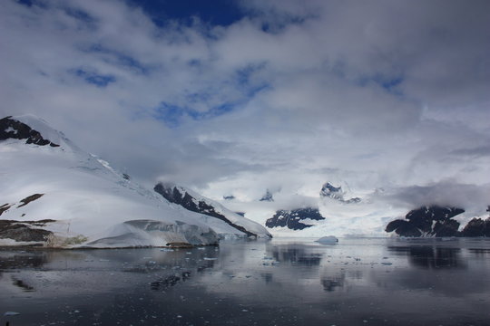 Antarktis- Landschaft