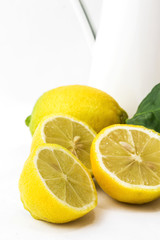 Juice drinks lemonade with mint