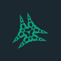 Vector ornamental background with pattern style