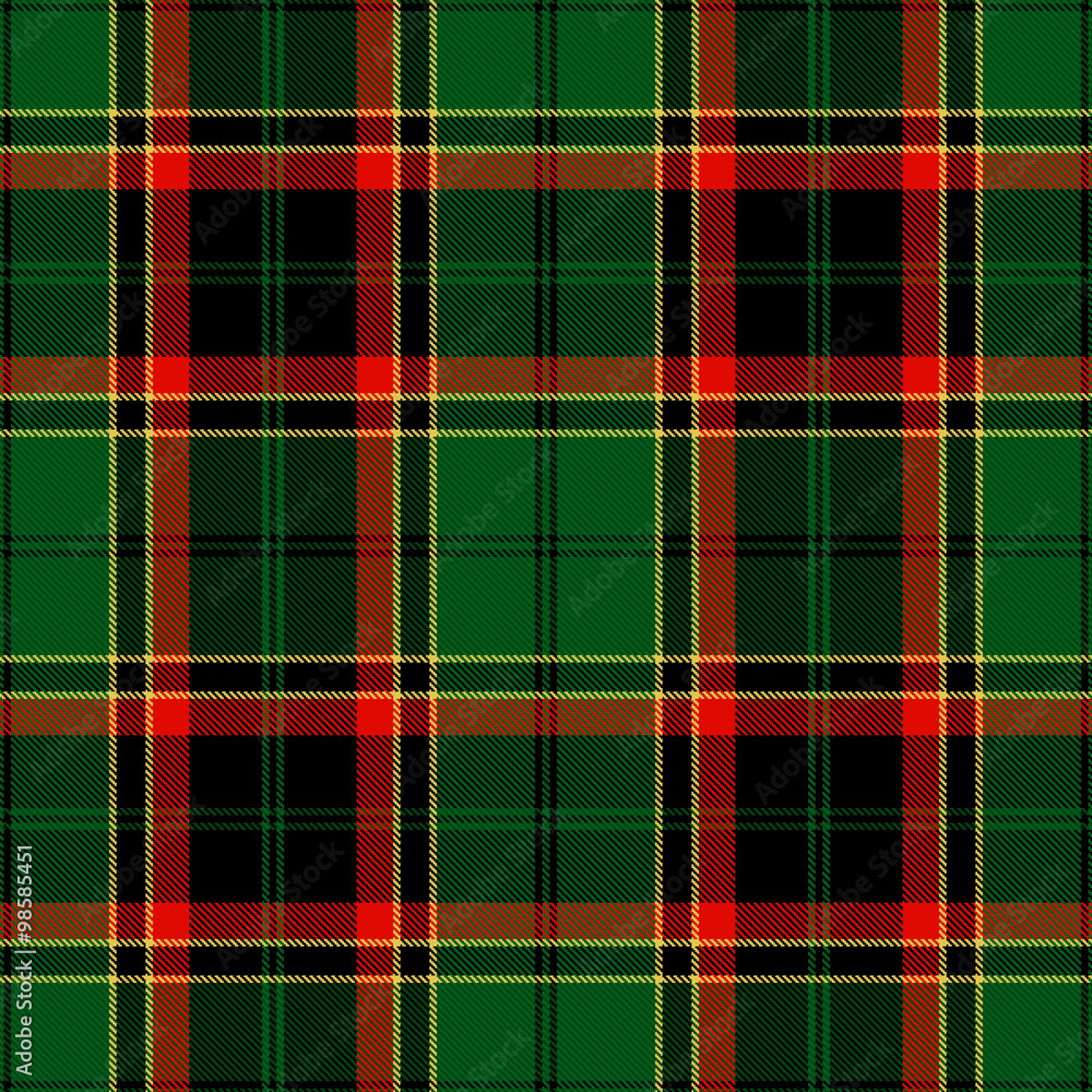 Wall mural Textured tartan plaid