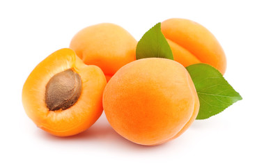 Sweet apricots fruits