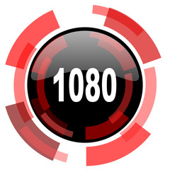 1080 red modern web icon