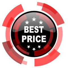 best price red modern web icon