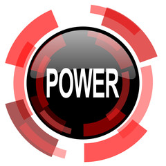 power red modern web icon