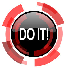 do it red modern web icon