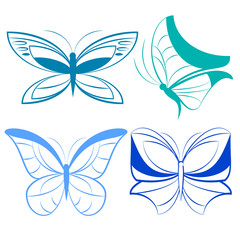 Fototapeta premium butterflies design