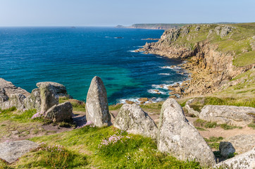 Rugged Coast in Cornwall
