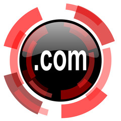 com red modern web icon