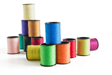 Spools of thread