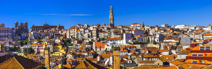 panoramic view of Porto. Portugal