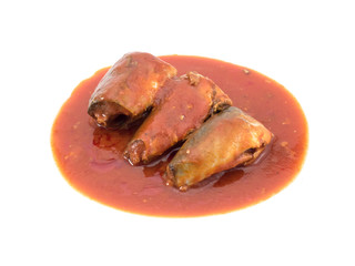 Sardines fish in tomato sauce