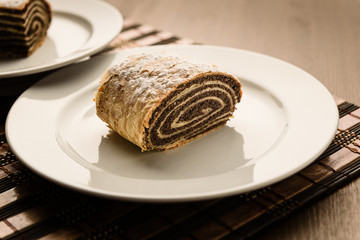 strudel with poppy seeds