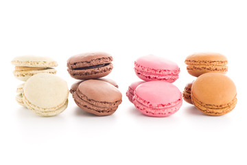 Colorful French Macarons