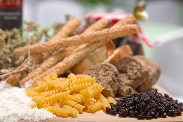 table with breakfast decoration