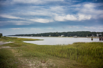 Marsh Inlet in North Carolina