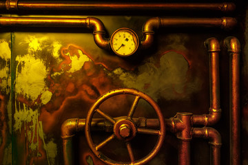background vintage steampunk