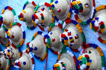 Traditional hats in Chefchaouen