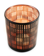 Decorative candlestick, isolated on white