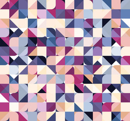 Seamless abstract geometric pattern