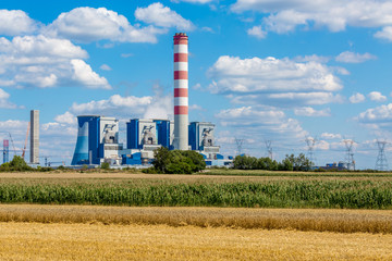Fototapeta na wymiar Opole power station