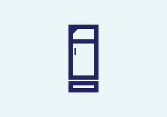 Cupboard Door Icon Logo