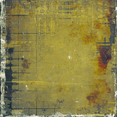 Grunge colorful background. With different color patterns: yellow (beige); brown; gray; black
