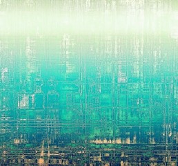 Designed grunge texture or background. With different color patterns: blue; green; cyan; white