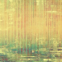 Weathered and distressed grunge background with different color patterns: yellow (beige); brown; green; cyan