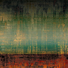 Textured old pattern as background. With different color patterns: brown; red (orange); green; black