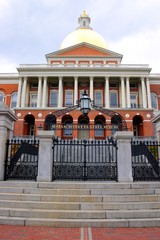 Fototapeta na wymiar Massachusetts State House..