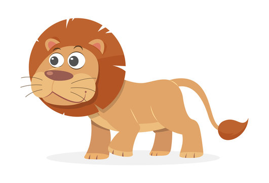 Cartoon Lion, vector