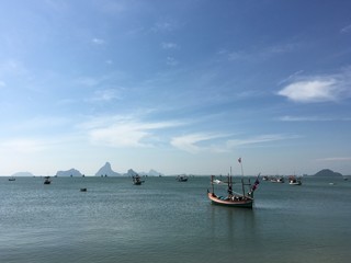 Boat on the sea in Thailand