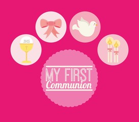 my first communion design 