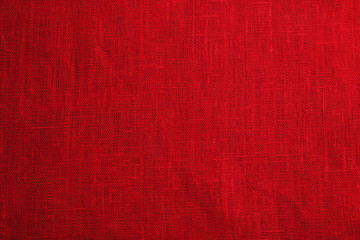 Red fabric texture background