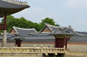Fototapeta premium Gyeongbok Palace, Seoul, Korean Republic ..