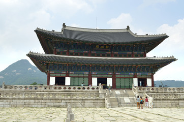 Fototapeta premium Gyeongbok Palace, Seoul, Korean Republic ..