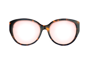 Image of sunglasses on a white background