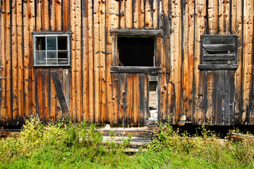 old barn on a farm ..