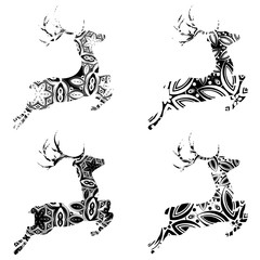 Cartoon Ornamental Deer
