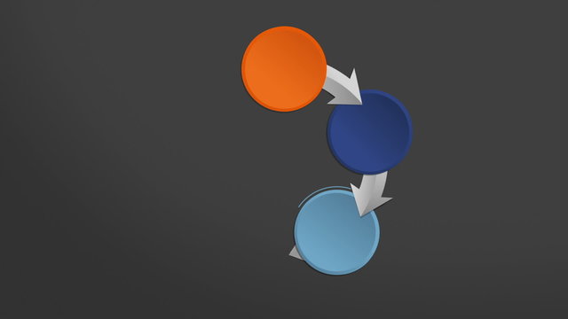 Five Circle arrow flow chart.powerpoint presentation template.(included alpha)