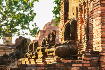 Old Buddha in Ayutthaya Province, Thailand