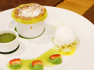 green coconut souffle